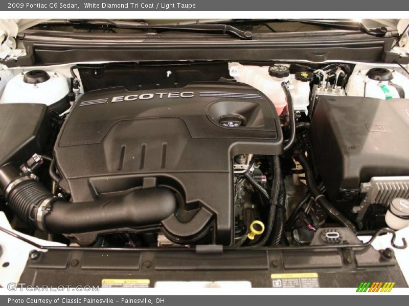 White Diamond Tri Coat / Light Taupe 2009 Pontiac G6 Sedan