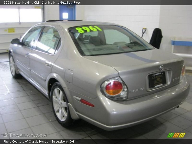 Sterling Mist Metallic / Frost 2002 Nissan Maxima GLE