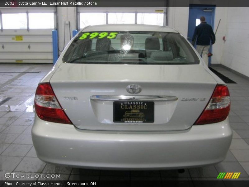 Lunar Mist Metallic / Stone 2002 Toyota Camry LE