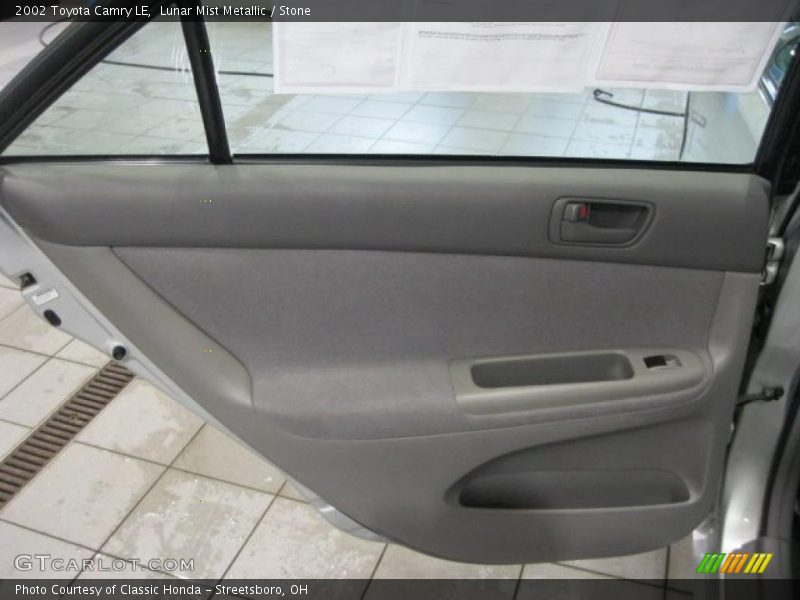 Lunar Mist Metallic / Stone 2002 Toyota Camry LE