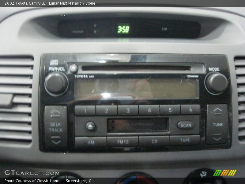Lunar Mist Metallic / Stone 2002 Toyota Camry LE