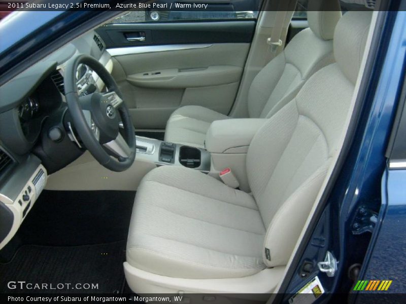 Azurite Blue Pearl / Warm Ivory 2011 Subaru Legacy 2.5i Premium