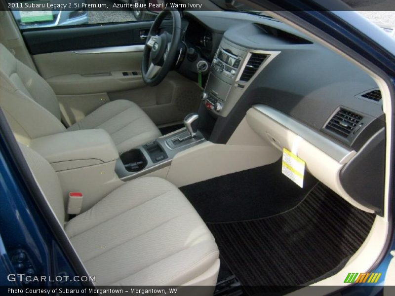 Azurite Blue Pearl / Warm Ivory 2011 Subaru Legacy 2.5i Premium