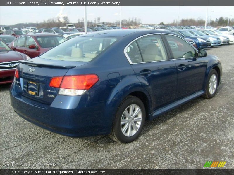 Azurite Blue Pearl / Warm Ivory 2011 Subaru Legacy 2.5i Premium