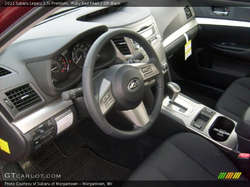 Ruby Red Pearl / Off-Black 2011 Subaru Legacy 2.5i Premium