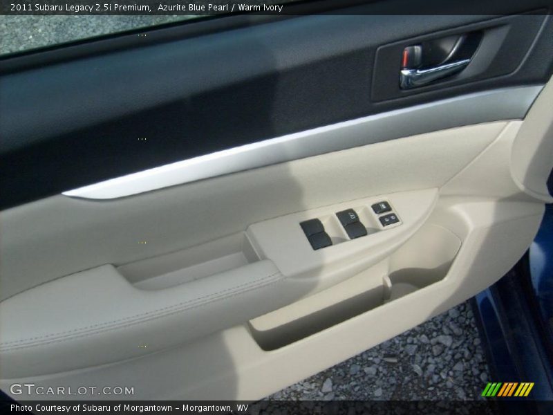 Azurite Blue Pearl / Warm Ivory 2011 Subaru Legacy 2.5i Premium