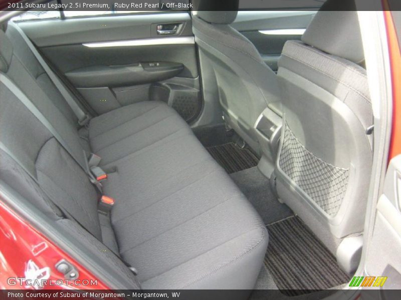Ruby Red Pearl / Off-Black 2011 Subaru Legacy 2.5i Premium
