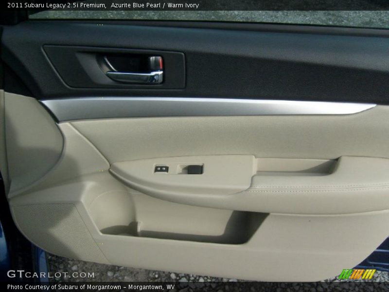 Azurite Blue Pearl / Warm Ivory 2011 Subaru Legacy 2.5i Premium