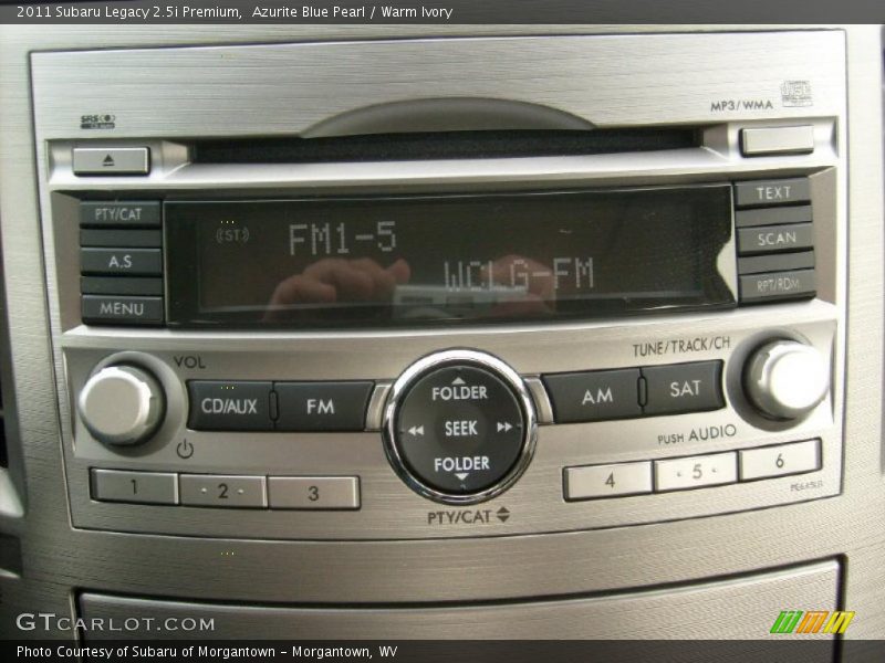 Azurite Blue Pearl / Warm Ivory 2011 Subaru Legacy 2.5i Premium