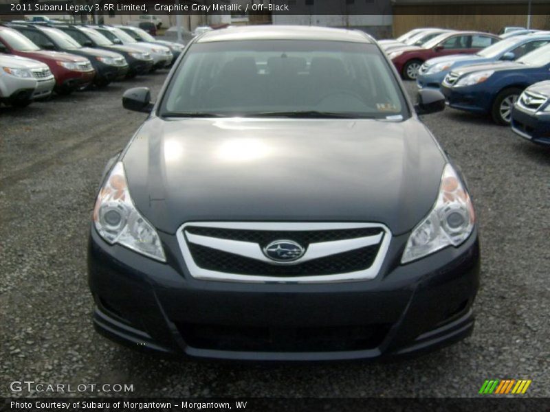 Graphite Gray Metallic / Off-Black 2011 Subaru Legacy 3.6R Limited