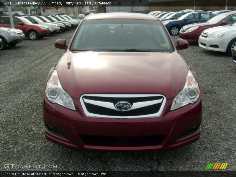 Ruby Red Pearl / Off-Black 2011 Subaru Legacy 2.5i Limited