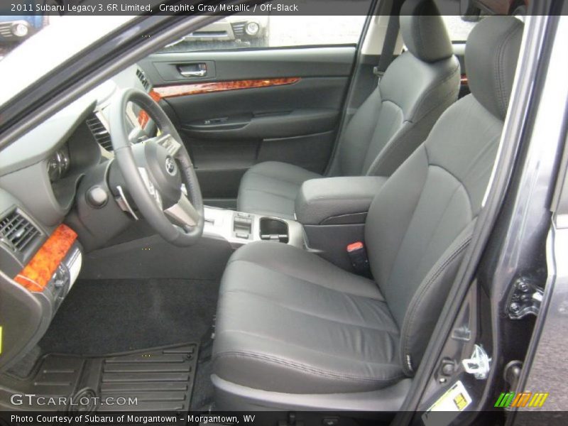 Graphite Gray Metallic / Off-Black 2011 Subaru Legacy 3.6R Limited