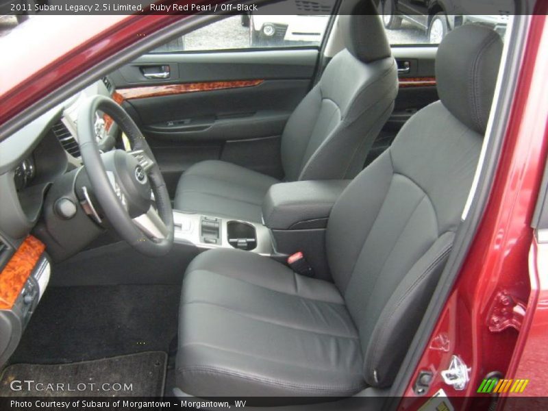  2011 Legacy 2.5i Limited Off-Black Interior