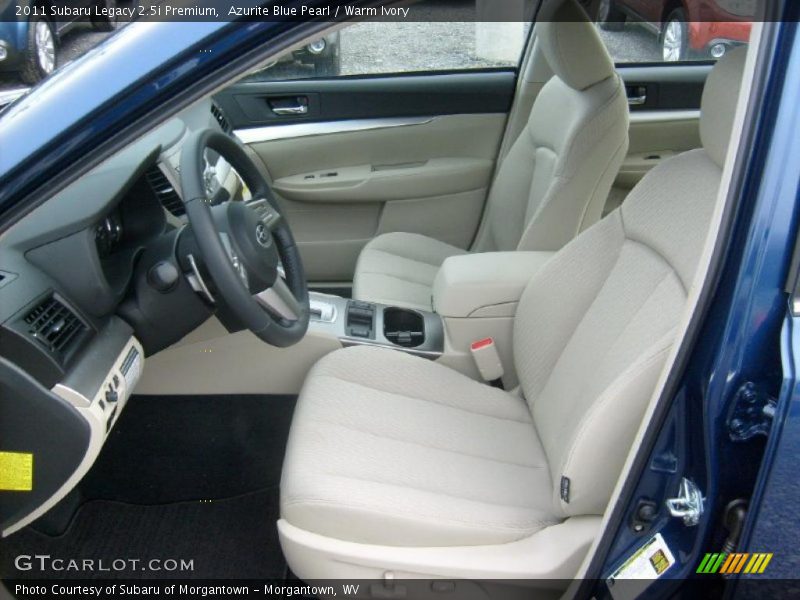  2011 Legacy 2.5i Premium Warm Ivory Interior