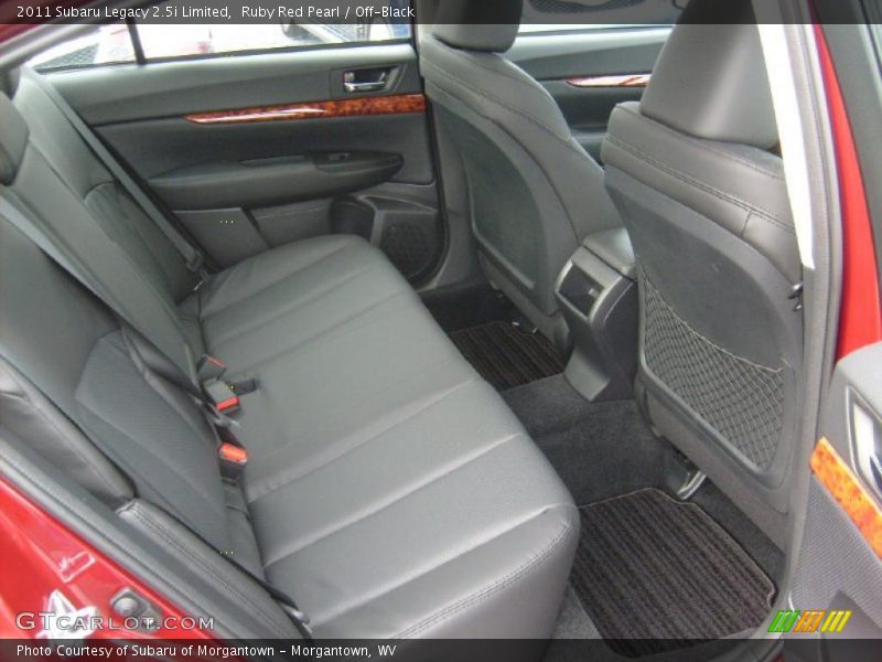  2011 Legacy 2.5i Limited Off-Black Interior