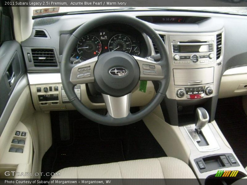 Dashboard of 2011 Legacy 2.5i Premium