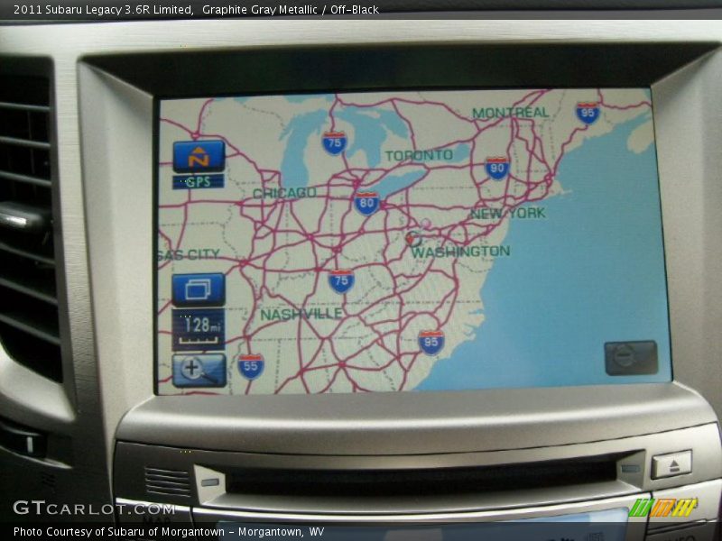 Graphite Gray Metallic / Off-Black 2011 Subaru Legacy 3.6R Limited