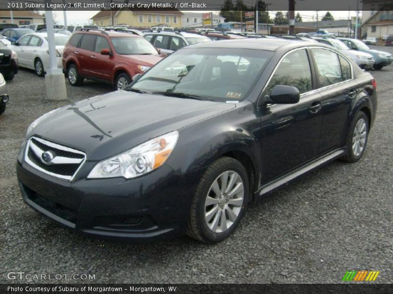Graphite Gray Metallic / Off-Black 2011 Subaru Legacy 3.6R Limited