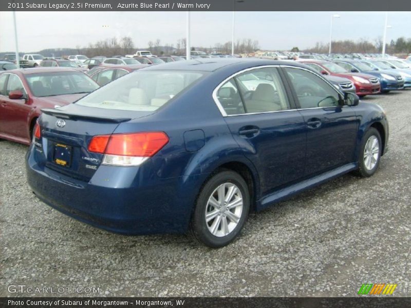 Azurite Blue Pearl / Warm Ivory 2011 Subaru Legacy 2.5i Premium