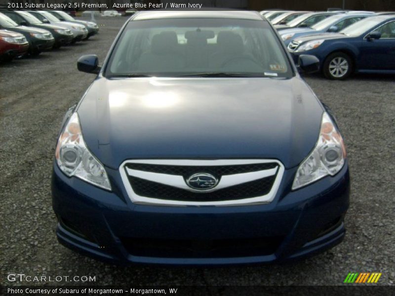 Azurite Blue Pearl / Warm Ivory 2011 Subaru Legacy 2.5i Premium