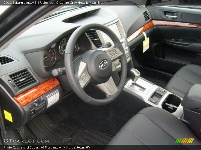  2011 Legacy 3.6R Limited Off-Black Interior