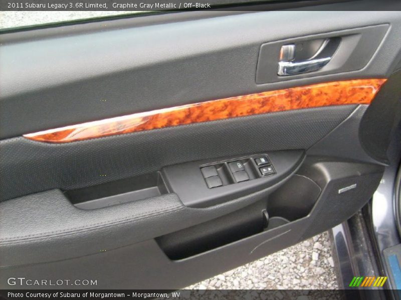 Graphite Gray Metallic / Off-Black 2011 Subaru Legacy 3.6R Limited