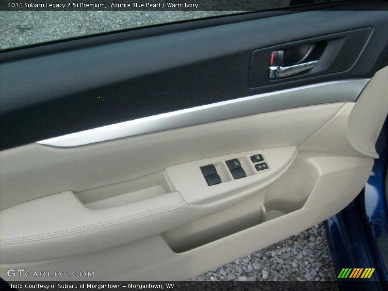 Azurite Blue Pearl / Warm Ivory 2011 Subaru Legacy 2.5i Premium