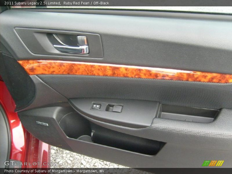 Ruby Red Pearl / Off-Black 2011 Subaru Legacy 2.5i Limited
