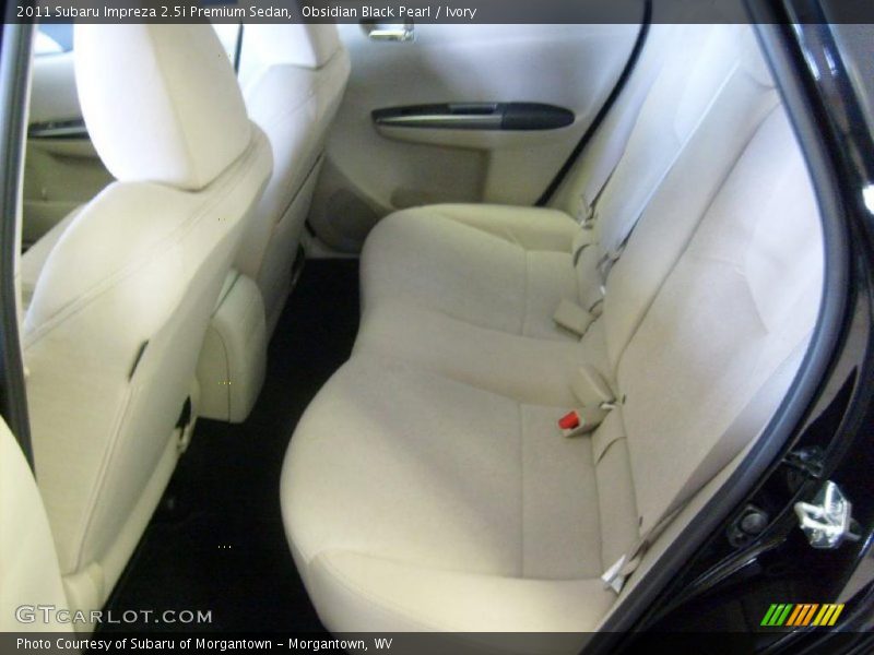 Obsidian Black Pearl / Ivory 2011 Subaru Impreza 2.5i Premium Sedan