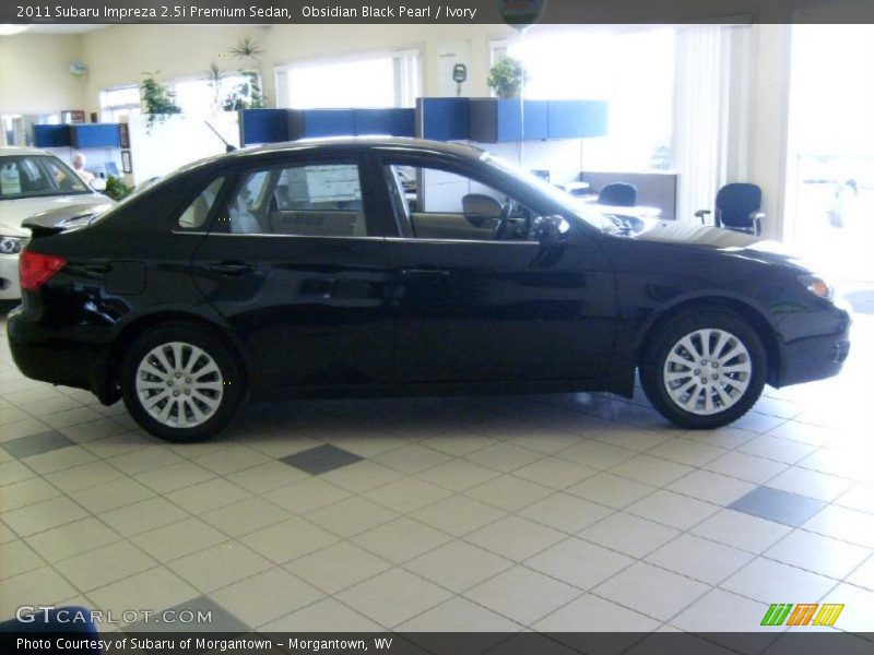 Obsidian Black Pearl / Ivory 2011 Subaru Impreza 2.5i Premium Sedan