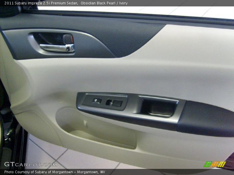 Obsidian Black Pearl / Ivory 2011 Subaru Impreza 2.5i Premium Sedan
