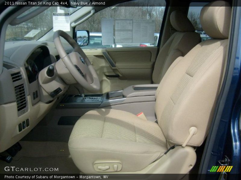  2011 Titan SV King Cab 4x4 Almond Interior