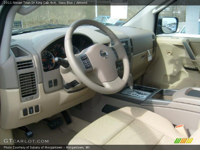  2011 Titan SV King Cab 4x4 Almond Interior