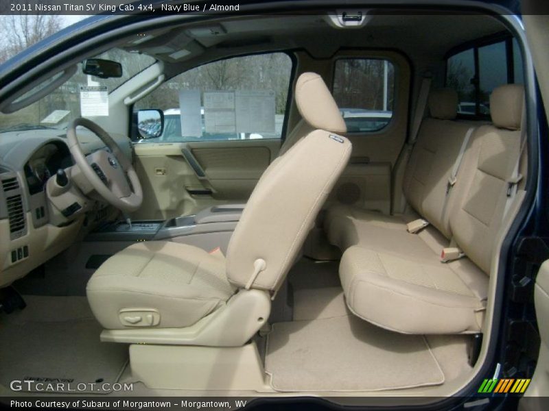 2011 Titan SV King Cab 4x4 Almond Interior