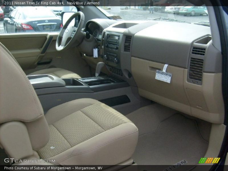  2011 Titan SV King Cab 4x4 Almond Interior