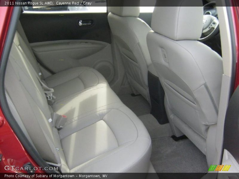 Cayenne Red / Gray 2011 Nissan Rogue SL AWD