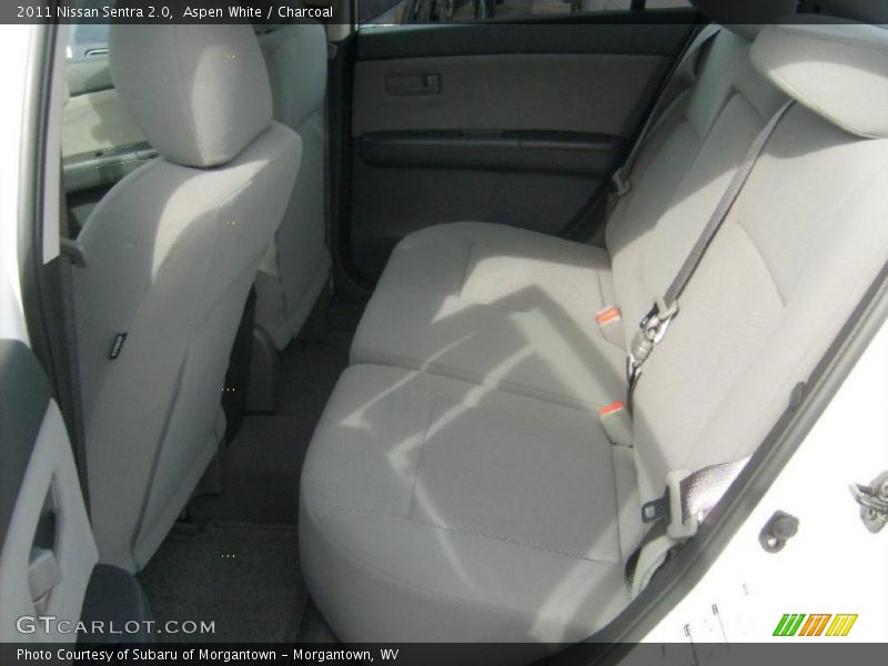 Aspen White / Charcoal 2011 Nissan Sentra 2.0