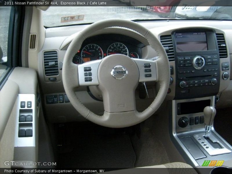 Dashboard of 2011 Pathfinder SV 4x4