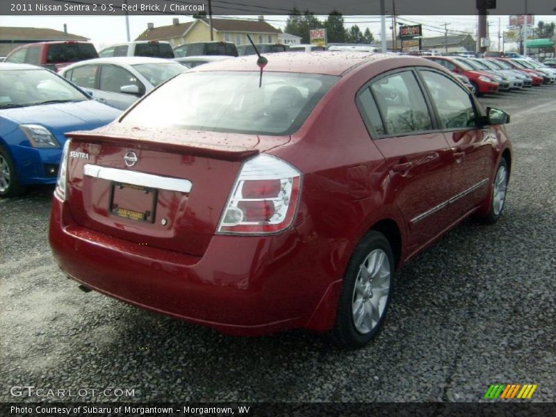 Red Brick / Charcoal 2011 Nissan Sentra 2.0 S