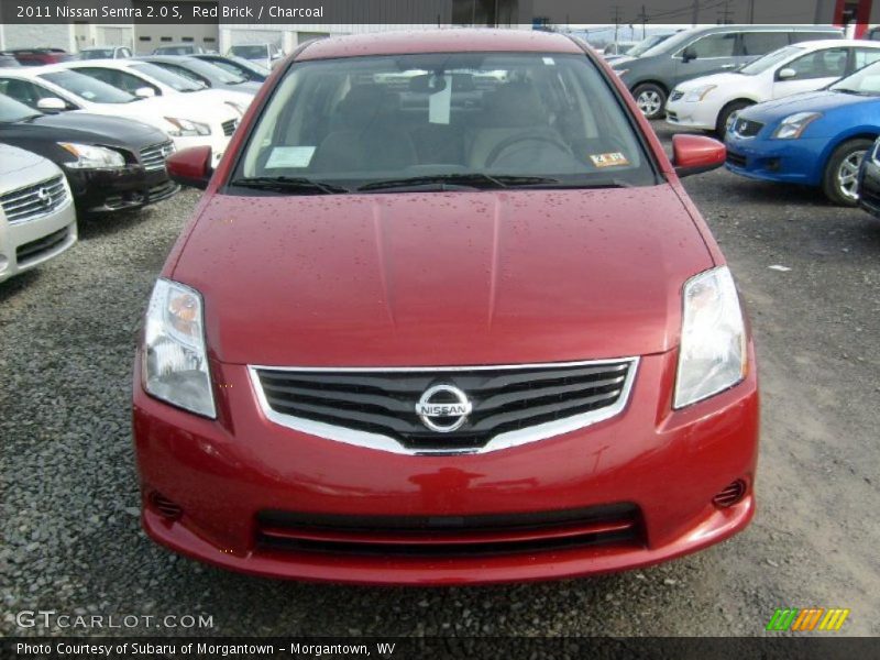Red Brick / Charcoal 2011 Nissan Sentra 2.0 S