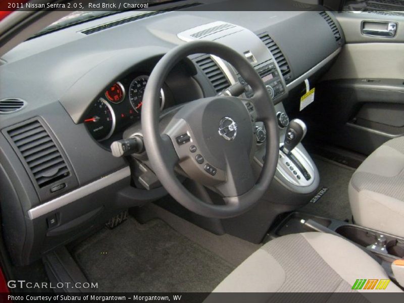 Red Brick / Charcoal 2011 Nissan Sentra 2.0 S