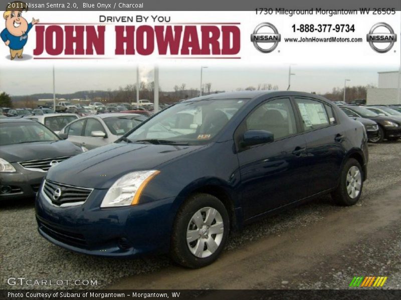 Blue Onyx / Charcoal 2011 Nissan Sentra 2.0