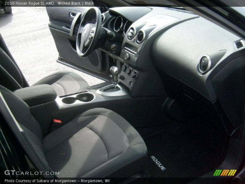 Wicked Black / Black 2010 Nissan Rogue SL AWD
