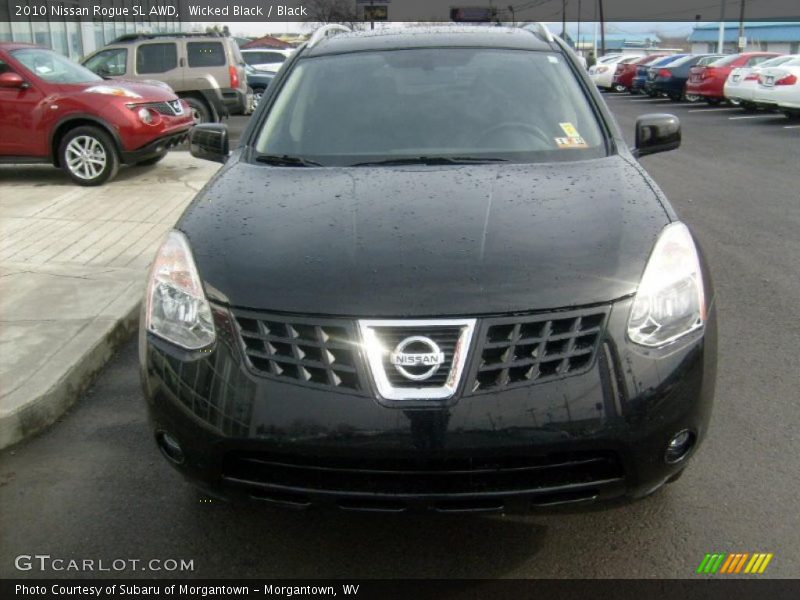 Wicked Black / Black 2010 Nissan Rogue SL AWD