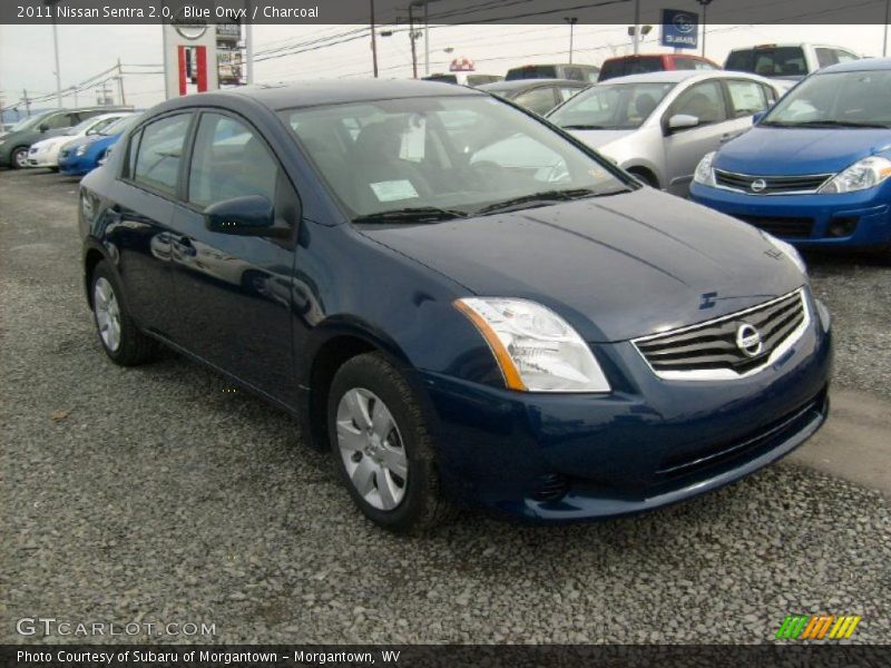 Blue Onyx / Charcoal 2011 Nissan Sentra 2.0