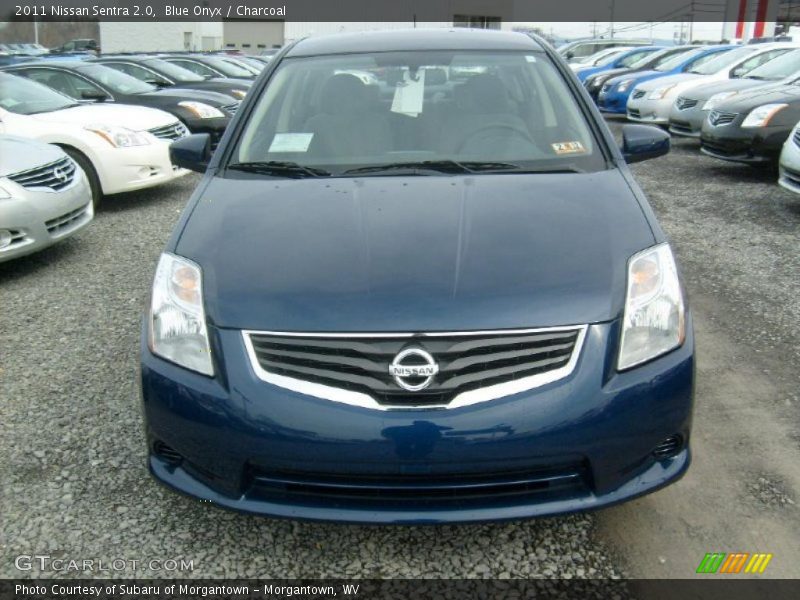 Blue Onyx / Charcoal 2011 Nissan Sentra 2.0