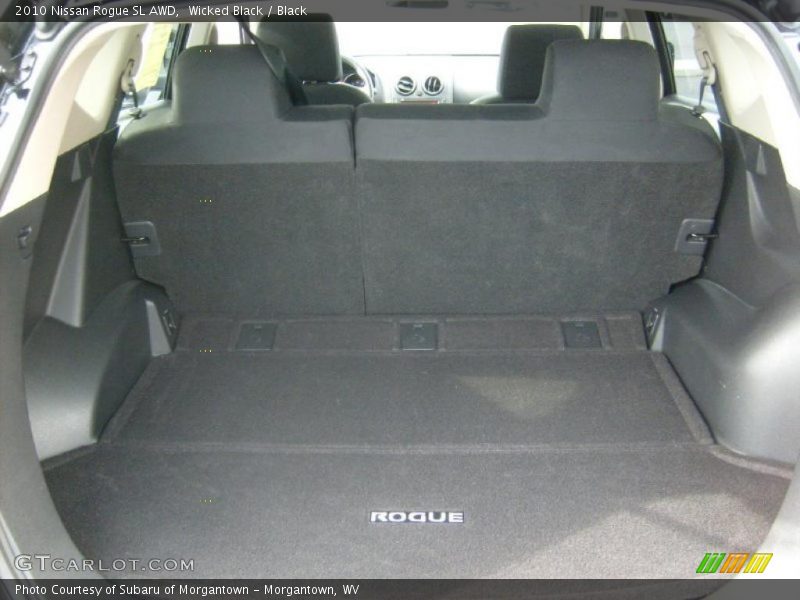 Wicked Black / Black 2010 Nissan Rogue SL AWD