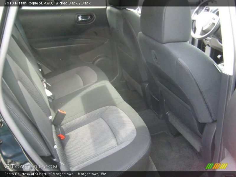 Wicked Black / Black 2010 Nissan Rogue SL AWD