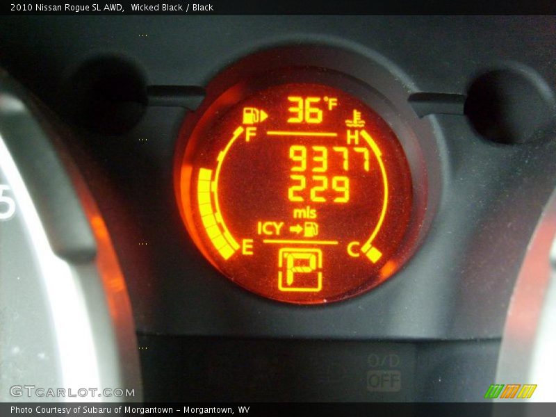 Wicked Black / Black 2010 Nissan Rogue SL AWD