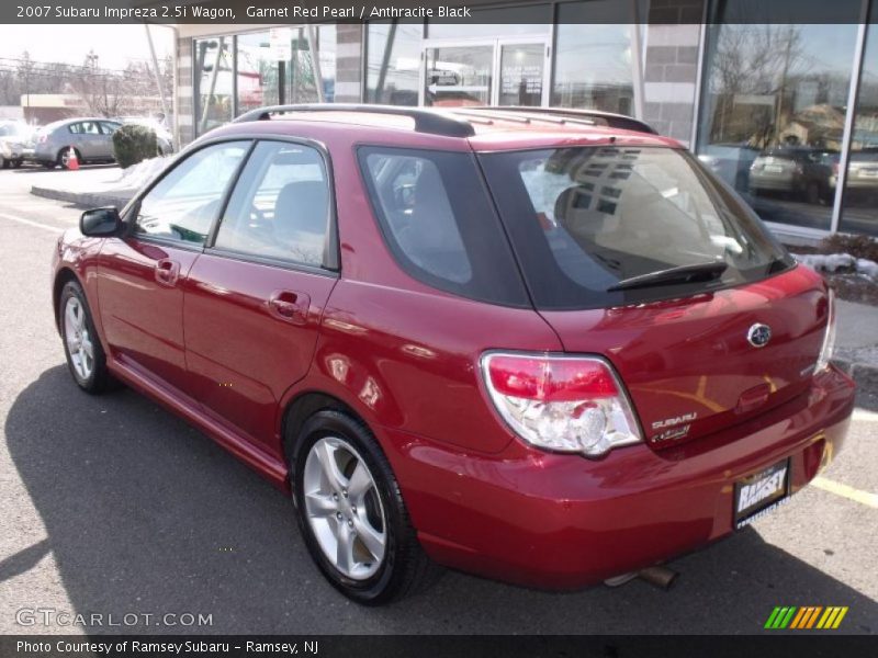 Garnet Red Pearl / Anthracite Black 2007 Subaru Impreza 2.5i Wagon